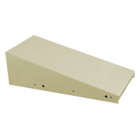 Clean Line Economy Lockers Slope Top, 3 Bank, 18" D x 36" W x 6" H, Beige, Steel Equipex
