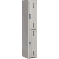 Casiers robustes Concorde, 2 niveaux, 12" x 18" x 72", Acier, Gris, Soud&eacute; (assembl&eacute;) Equipex