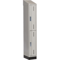 Casiers robustes Concorde, 2 niveaux, 12" x 18" x 82", Acier, Gris, Soud&eacute; (assembl&eacute;) Equipex