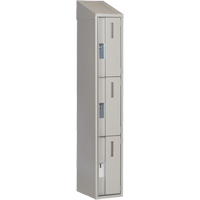 Casiers robustes Concorde, 3 niveaux, 12" x 18" x 78", Acier, Gris, Soud&eacute; (assembl&eacute;) Equipex