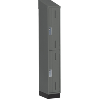 Casiers robustes Concorde, 2 niveaux, 12" x 18" x 82", Acier, Charbon, Soud&eacute; (assembl&eacute;) Equipex