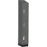 Casiers robustes Concorde, 3 niveaux, 12" x 18" x 82", Acier, Charbon, Soud&eacute; (assembl&eacute;) Equipex