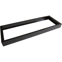 Base encastr&eacute;e pour casiers robustes enti&egrave;rement soud&eacute;e Concorde, 4 Blocs, 4" lo x 48" la x 17" p, Noir, Acier Equipex
