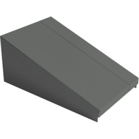 Dessus inclin&eacute; pour casiers robustes enti&egrave;rement soud&eacute; Concorde, Bloc de 1, 18" p x 12" la x 6" ha, Acier Equipex