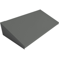 Dessus inclin&eacute; pour casiers robustes enti&egrave;rement soud&eacute; Concorde, Bloc de 3, 18" p x 36" la x 6" ha, Acier Equipex