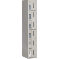 Casiers robustes Concorde, 6 niveaux, 12" x 18" x 72", Acier, Gris, Soud&eacute; (assembl&eacute;) Equipex