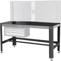 Work Bench, Laminate Surface, 26" W x 30" D x 63" H Equipex