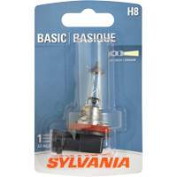 H8 Basic Headlight Bulb, Halogen, 35 W, Off White Equipex