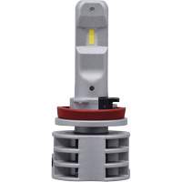 H11 Headlight Bulb, LED, 13.2 W/17 W, White Equipex