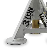 B&eacute;quilles de cric &agrave; profil bas de performance Shorty, Capacit&eacute; de 3 tonnes, 11" - 17" h Equipex