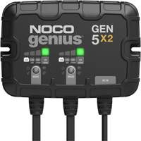 Chargeur de batterie embarqu&eacute; &agrave; 2 sorties de 10 amp&egrave;res Gen5X2 Genius Equipex
