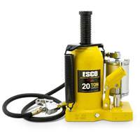 Pro Series Bottle Jack, 20 Ton(s), Air Hydraulic, 20" Raised Height Equipex