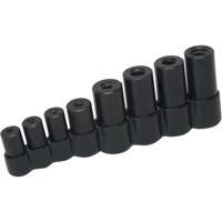 Tap Socket Set, 8 Pieces, 1/4"/3/8" Drive Size Equipex