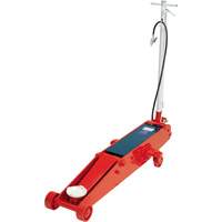 Cric de plancher, 10 tonne(s) Capacit&eacute;, 6-1/8" Abaiss&eacute;e, 27-1/4" &eacute;lev&eacute;e, Air comprim&eacute;/hydraulique Equipex