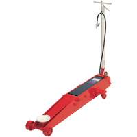 Cric de plancher, 5 tonne(s) Capacit&eacute;, 5-5/8" Abaiss&eacute;e, 27-1/4" &eacute;lev&eacute;e, Air comprim&eacute;/hydraulique Equipex