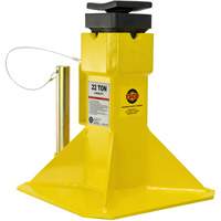 Jack Stands with Adjustable Screw Top Saddle, Locking Pin, 15-1/2" - 20-1/2" H Equipex