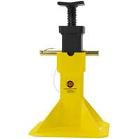Jack Stands with Adjustable Screw Top Saddle, Locking Pin, 15-1/2" - 20-1/2" H Equipex