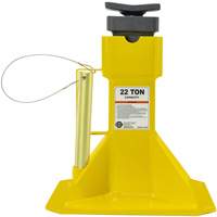 Jack Stands with Adjustable Screw Top Saddle, Locking Pin, 15-1/2" - 20-1/2" H Equipex