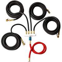 Wall-Mounted Tire Inflation System with 4-Hose Manifold Equipex