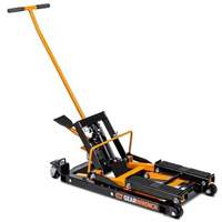 ATV and Motorcycle Jack, 0.75 Ton(s) Capacity, 4-2/3" Lowered, 14-1/2" Raised, Manual Hydraulic Equipex