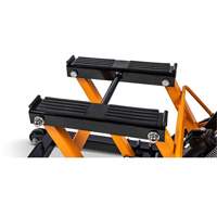 ATV and Motorcycle Jack, 0.75 Ton(s) Capacity, 4-2/3" Lowered, 14-1/2" Raised, Manual Hydraulic Equipex