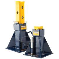 Chandelles de support pour v&eacute;hicule, Tige verrouillable, Capacit&eacute; de 25 tonnes Equipex