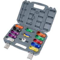 13-Piece Aluminum Spring Disconnect Set Equipex