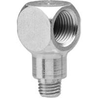 Grease Fitting Adapter with 90-Degree Angle, 1/4"-28 Thread Equipex