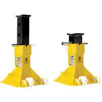 EZ-Wheel Jack Stand, Locking Pin, 22 Tons Capacity, 13-1/2" - 20" H Equipex