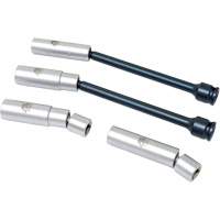 Jeu de douilles pivotantes pour bougie d'allumage Euro 4 mcx, Prise 3/8" Equipex
