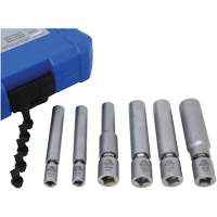Jeu de douilles pour bougies d'allumage et bougies &agrave; incandescence 6 mcx Equipex