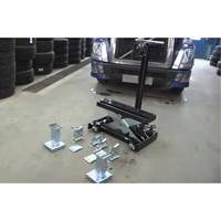 Cric de service de plancher, 14 tonne(s) Capacit&eacute;, 8-1/4" Abaiss&eacute;e, 20" &eacute;lev&eacute;e, Air comprim&eacute;/hydraulique Equipex