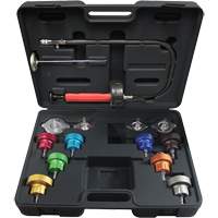 Trousse pour test de pression universel pour syst&egrave;me de refroidissement 14 mcx Equipex