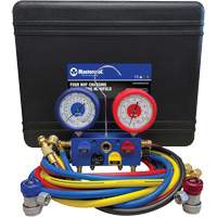 R134A 4-Way Aluminum Manifold Gauge Set Equipex
