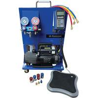 Dual R134A/R1234Yf Single-Stage Portable Electronic Charging Station Equipex