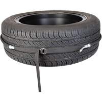&eacute;largisseur pneumatique de talons T133, Caoutchouc, Convient aux jantes de taille 22" - 32" Equipex