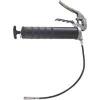 Pistolet &agrave; graisse robuste &agrave; poign&eacute;e pistolet avec rallonge de tuyau flexible, Capacit&eacute; 14 oz Equipex