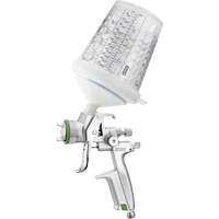 4400 B HVLP 1.0 SR 0.3 L RPS Premium Paint Spray Gun for Spot Repairs in Automotive Finishes, 1/4" NPT Air Inlet, 4.24 CFM, 0.3 L Capacity, 0.14 PSI Equipex