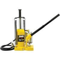 Cric-bouteille de s&eacute;rie Pro, 12 tonne(s), Air comprim&eacute;/hydraulique, 18-1/2" Hauteur &eacute;lev&eacute;e Equipex