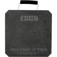 Plaque de support de v&eacute;rin d'une capacit&eacute; de 55 tonnes Equipex