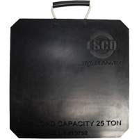 Plaque de support de v&eacute;rin d'une capacit&eacute; de 25 tonnes Equipex