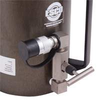 Cric de s&eacute;curit&eacute;, Col verrouillable, Capacit&eacute; de 100 tonnes, 13-37/100" - 19-3/5" h Equipex