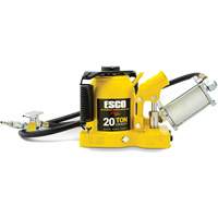 Pro Series “Shorty” Bottle Jack, 20 Ton(s), Air Hydraulic, 12-5/8" Raised Height Equipex