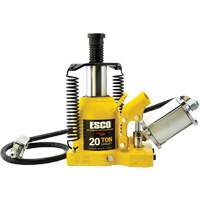 Pro Series “Shorty” Bottle Jack, 20 Ton(s), Air Hydraulic, 12-5/8" Raised Height Equipex