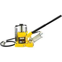 Pro Series “Shorty” Bottle Jack, 20 Ton(s), Air Hydraulic, 12-5/8" Raised Height Equipex