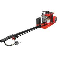Cric au sol &agrave; faible hauteur, 20 tonne(s) Capacit&eacute;, 8-5/8 Abaiss&eacute;e, 22-3/4" &eacute;lev&eacute;e, Air comprim&eacute;/hydraulique Equipex