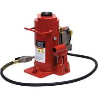 Standard Height Bottle Jack, 20 Ton(s), Air Hydraulic, 20-1/2" Raised Height Equipex