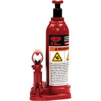 Professional Hydraulic Bottle Jack, 2 Ton(s), 14-1/2" Raised Height Equipex