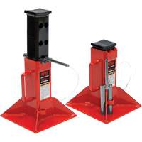 Jack Stand, Locking Pin, 25 tons Capacity, 12" - 20" H Equipex