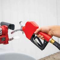 Red Automatic Gasoline Spout Nozzle Equipex